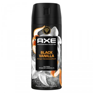 DESODORANTE AXE BLACK VAINILLA 150 ML