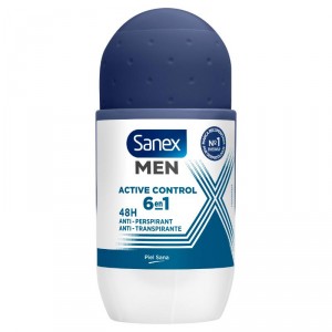 DESODORANTE SANEX MEN ACTIVE CONTROL ROLL-ON 50 ML.