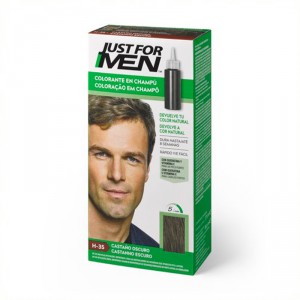 COLORANTE JUST FOR MEN CASTAÑO OSCURO 30 ML.