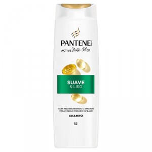 CHAMPU PANTENE NUTRI PLEX SUAVE Y LISO 385 ML.