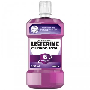 ENJUAGUE LISTERINE CUIDADO TOTAL 500 ML.