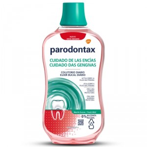 COLUTORIO PARODONTAX CUIDADO ENCIAS MENTA SUAVE 500 ML.