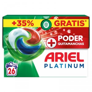 DETERGENTE ARIEL+PODS EXTRA PODER 26 DOSIS (35% GRATIS)