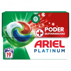DETERGENTE ARIEL T.EN 1 PODS EXTRA PODER QUITAMANCHAS 19 CAP
