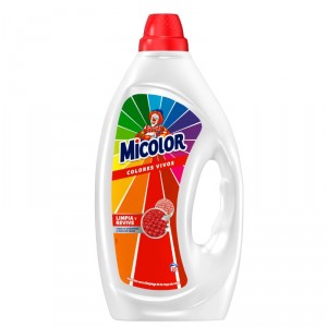 DETERGENTE MICOLOR GEL COLORES VIVOS 1,35 LITROS 30 DOSIS