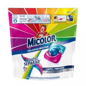 DETERGENTE MICOLOR TRIOCAPS ADIOS AL SEPARAR 25 DOSIS