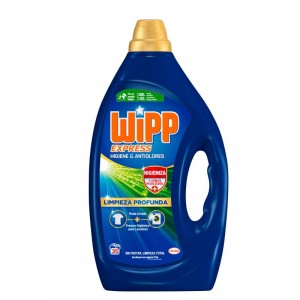 DETERGENTE WIPP GEL ANTIOLORES 35 DOSIS.