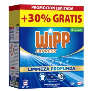 DETERGENTE WIPP POLVO 30+9 CACITOS