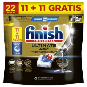 DETERGENTE FINISH ULTIMATE PLUS 11+11 PASTILLAS