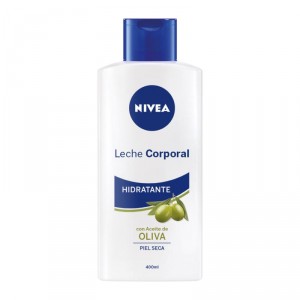 LECHE CORPORAL NIVEA CON ACEITE OLIVA 400 ML.