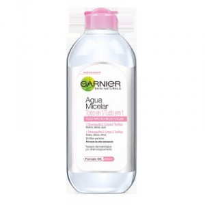 AGUA MICELAR GARNIER TODO EN 1 400 ML.