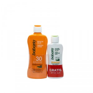 LECHE BABARIA SOLAR ALOE F-30 200 ML. + AFTER SUN