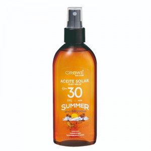 ACEITE CROWE SOLAR COCO Y ZANAHORIA FP-30 200 ML