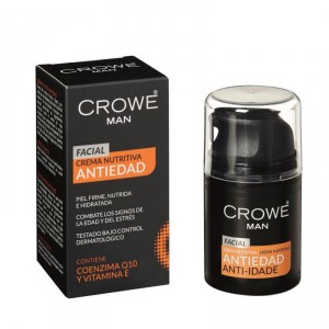 CREMA CROWE MAN FACIAL ANTIEDAD 50 ML.