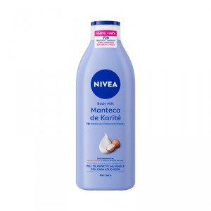 CREMA NIVEA BODY MILK MANTECA DE KARITE 400 ML.