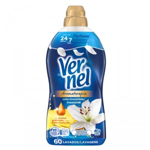 SUAVIZANTE VERNEL AROMATERAPIA LIRIO IRRESISTIBLE 1,08L 60D.