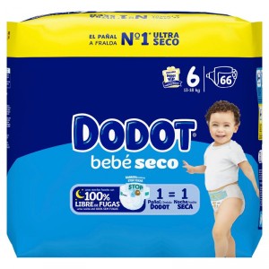 PAÑAL DODOT T-6 (13-18KG) 66 UNDS