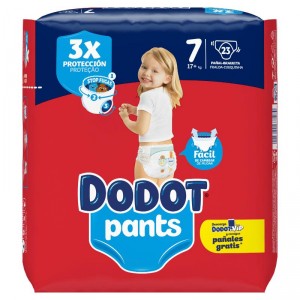 PAÑAL-BRAGUITA DODOT PANTS T-7 (+17 KG), 23 UNDS