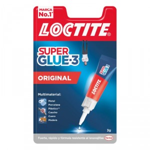 ADHESIVO INSTANTANEO SUPER GLUE-3 3 GRS