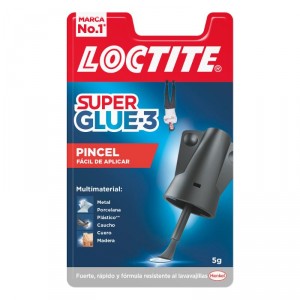ADHESIVO SUPER GLUE-3 PINCEL 5 GRS