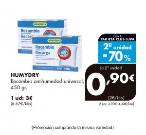 RECAMBIO ANTIHUMEDAD HUMYDRY UNIVERSAL UND