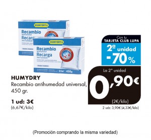 RECAMBIO ANTIHUMEDAD HUMYDRY UNIVERSAL 450 GRAMOS