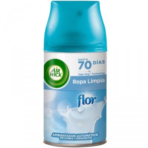 AMBIENTADOR AIR WICK FRESH  MATIC REC.FRESCOR ROPA 250 ML