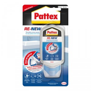 SILICONA PATTEX JUNTAS RE-NEW BLANCO 80 ML.