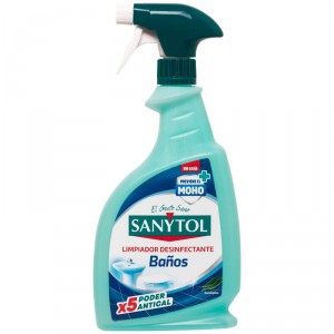 LIMPIADOR SANYTOL BAÑOS PISTOLA 750 ML.