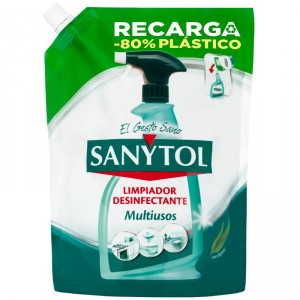 LIMPIADOR SANYTOL MULTIUSOS RECARGA 750 ML.