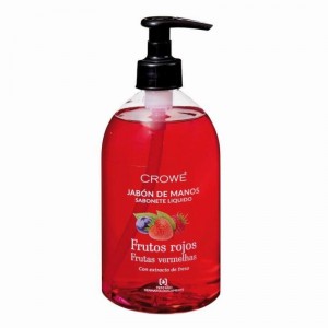 JABON CROWE MANOS FRUTOS ROJOS DOSIFICADOR 500 ML.