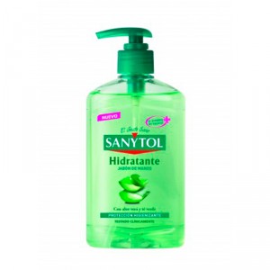 JABON DE MANOS SANYTOL HIDRATANTE 250 ML.