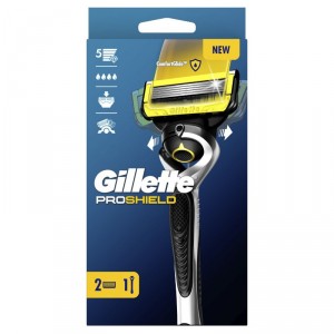 MAQUINA DE AFEITAR GILLETTE PROSHIELD PARA HOMBRE + 2 RECAMB