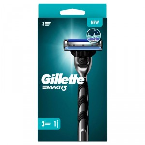 MAQUINA GILLETTE MACH3 MANGO + 3 RECAMBIOS