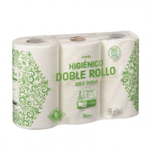 PAPEL HIGIENICO SELEX DOBLE ROLLO 6 ROLLOS