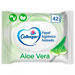 PAPEL HIGIENICO COLHOGAR HUMEDO 42 UNDS