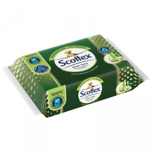 PAPEL HIGIENICO SCOTTEX ALOE VERA 66 UNIDADES