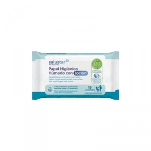 PAPEL HIGIENICO SALUSTAR HUMEDO 15 UNDS