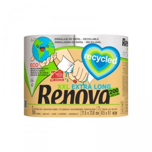 ROLLO COCINA RENOVA RECYCLED 2 CAPAS XXL 2 ROLLOS