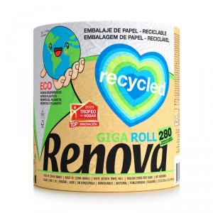 ROLLO COCINA RENOVA RECYCLED 2 CAPAS GIGAROLLO 1 ROLLOS