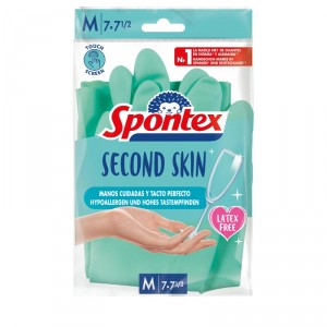 GUANTES SPONTEX SEGUNDA PIEL MEDIANOS