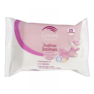 TOALLITAS CROWE WOMAN INTIMAS 25 UNDS