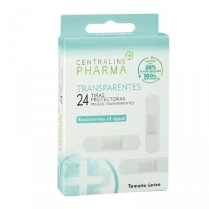 TIRITA CENTRA LINE PHARMA PROTECTORAS TRANSPARENTES 24 UNDS