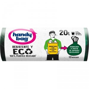 BOLSA ALBAL RESISTENTE RECICLADA 45X50 20LT 15 UNDS