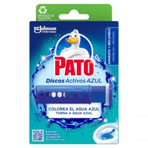 PATO DISCOS ACTIVOS AGUA AZUL APARATO + RECAMBIO