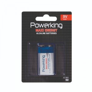 PILA POWERKING ALCALINA 6LR61 9V.UND.