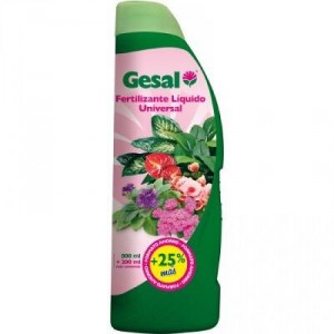 FERTILIZANTE LIQUIDO UNIVERSAL GESAL 800 + 200 ML.