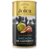 ACEITUNA JOLCA RELLE.ANCHOA CANTABRICO 350 GR., 150 GR. P.E.