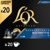 CAFE L'OR ESPRESSO RISTRETTO DECAFFEINATO 20 CAPSULAS