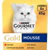 ALIMENTO GOURMET GOLD MOUSSE SURTIDO GH 85 GRS. P8